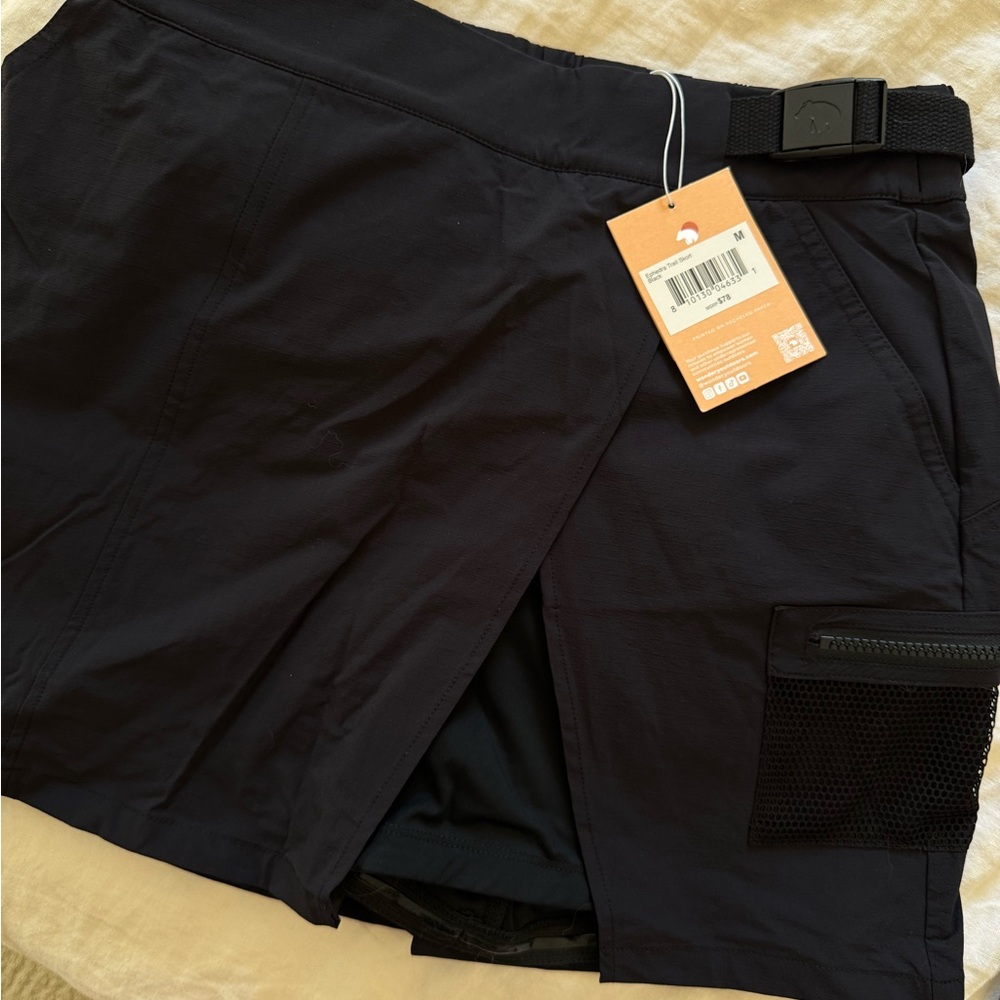 Black Mini Hiking Skort - Wondery